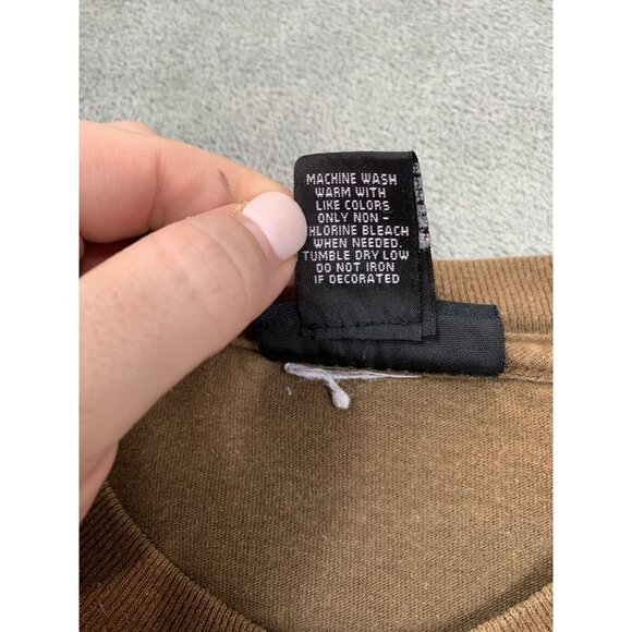 Carbron Mens XL Brown Wingman Shirt Taking one for the team Courage Loyalty - Picture 11 of 12